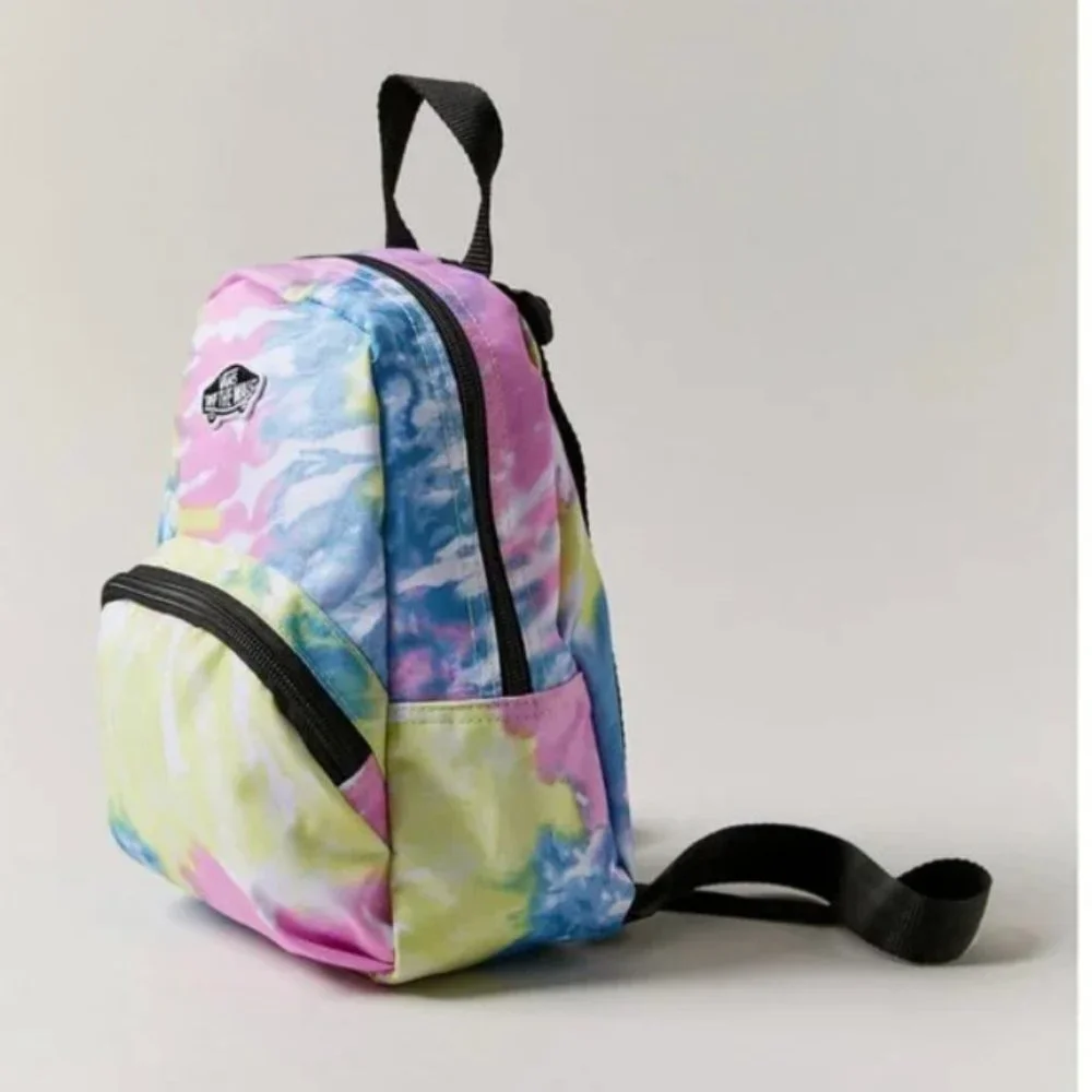 ⭐️🌻 Vans Got This Tie Dye Boho Street Rainbow Peasant Hipster Mini Backpack Bag